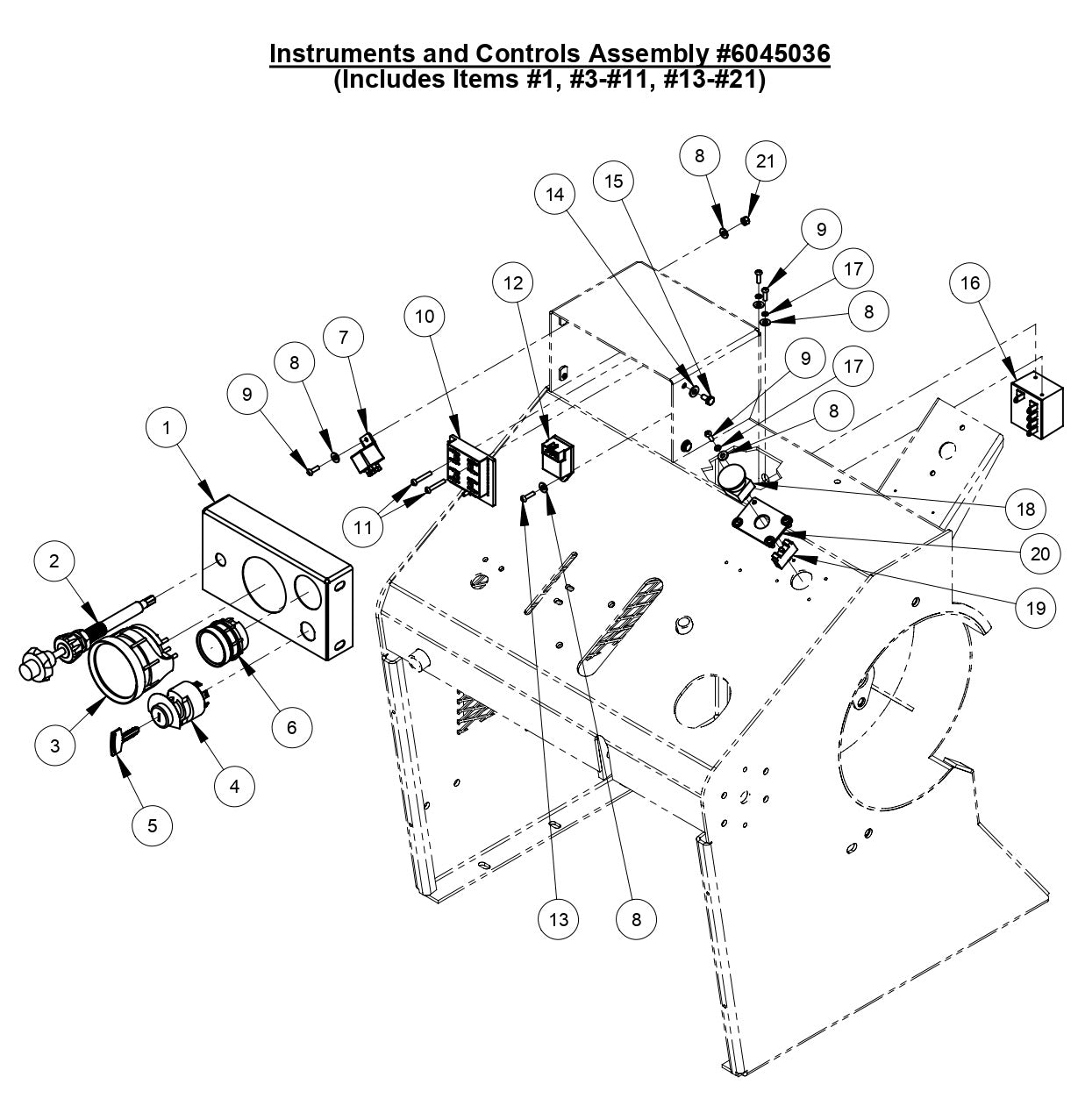 CC4144D Instrument & Control Assembly