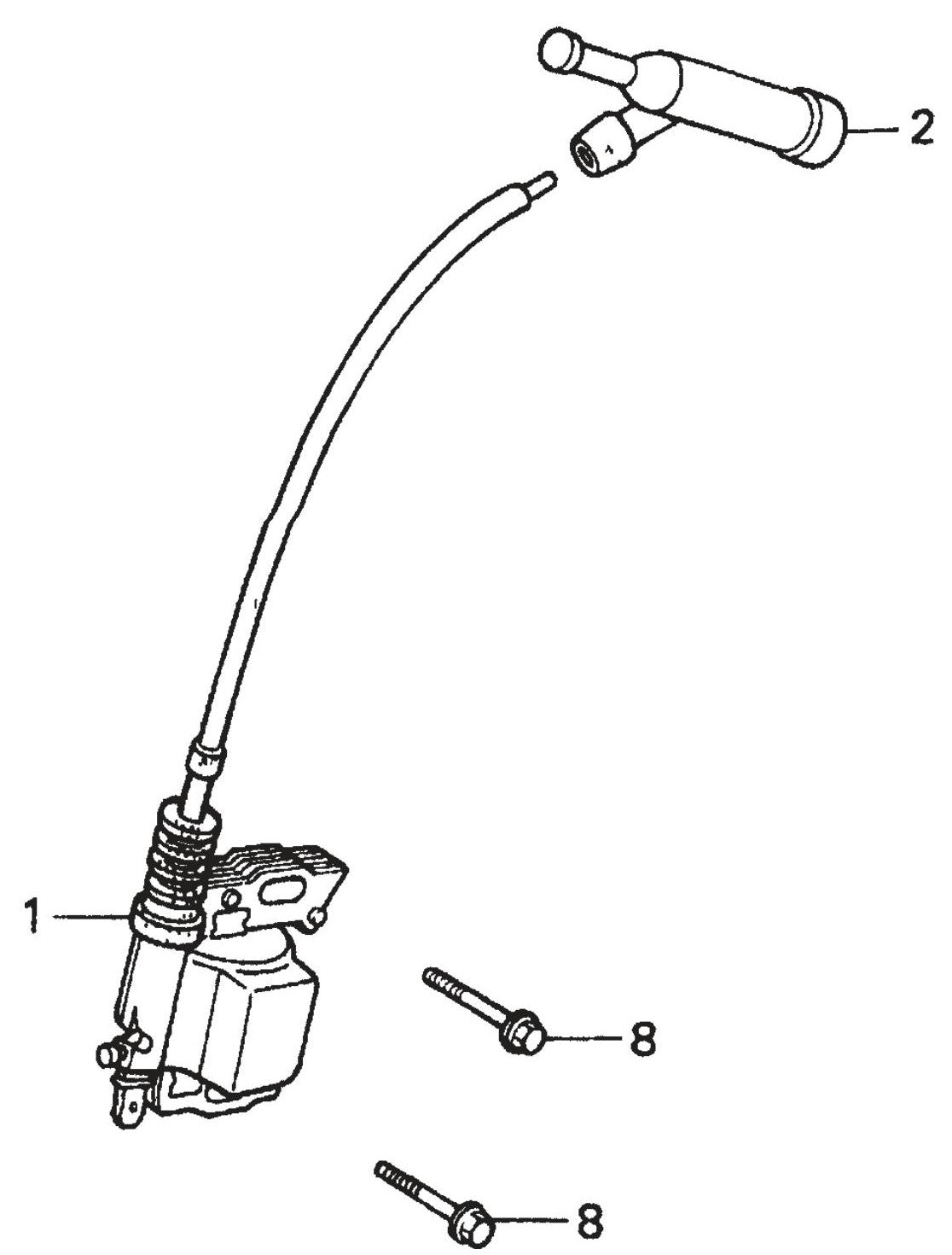 MQ QP204H HONDA GX120K1PX2/GX120U1PX2 Engine Ignition Coil Assembly Parts By Multiquip