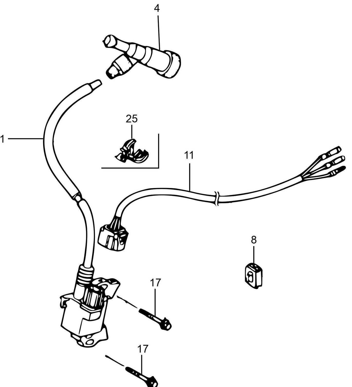MVH208GH Honda GX240UT2SMXC/GX270UT2SCM Engine Ignition Coil Assembly Parts