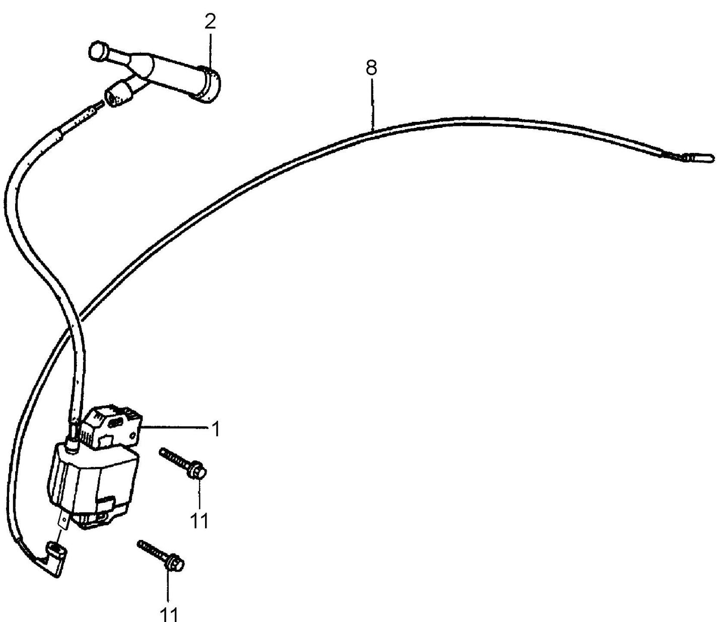 SP1G HONDA GX200UT2QXC9 Ignition Coil Assembly Parts