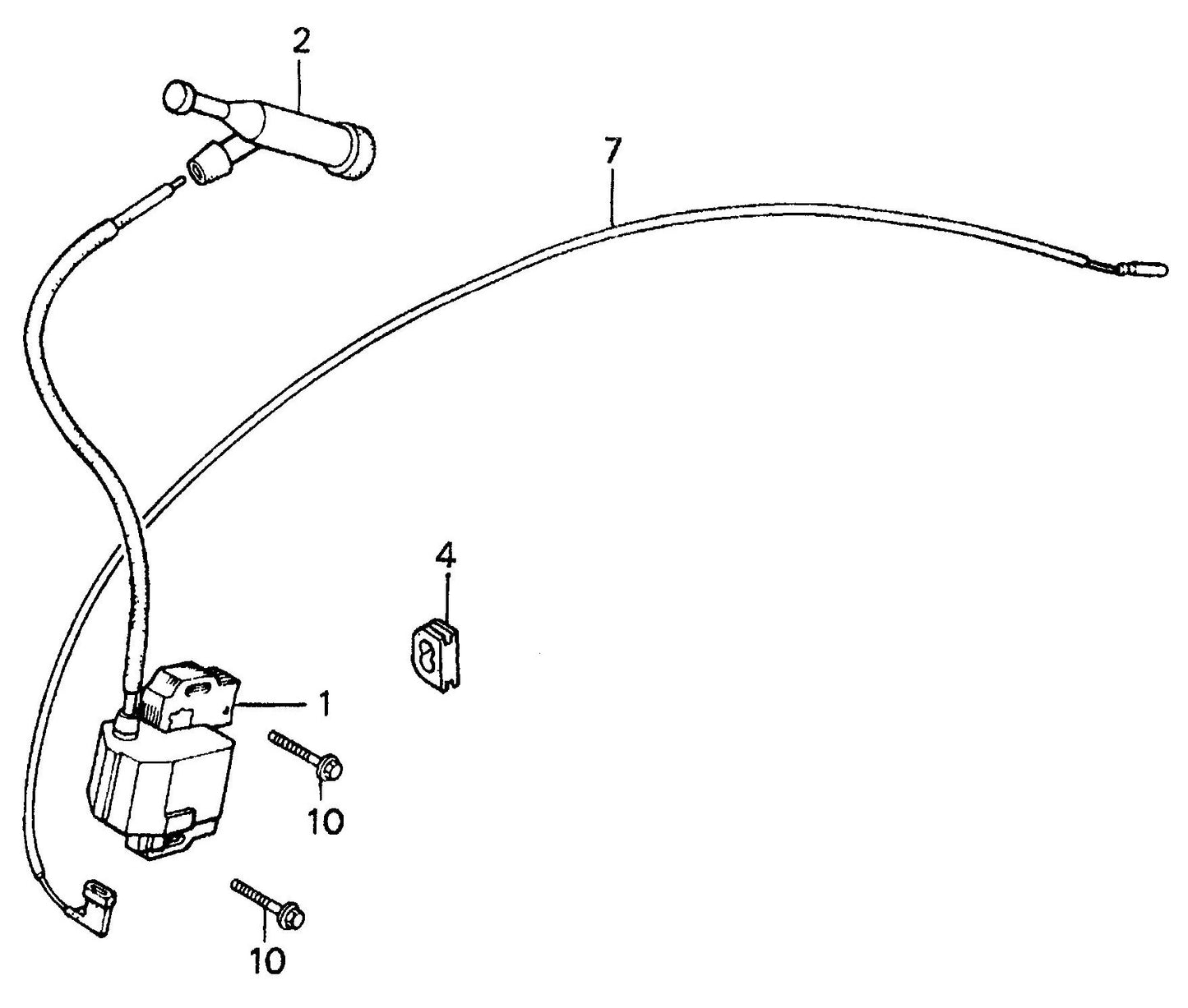QP40TH HONDA GX340K1QA2 Engine ignition Coil Assembly Parts By Multiquip