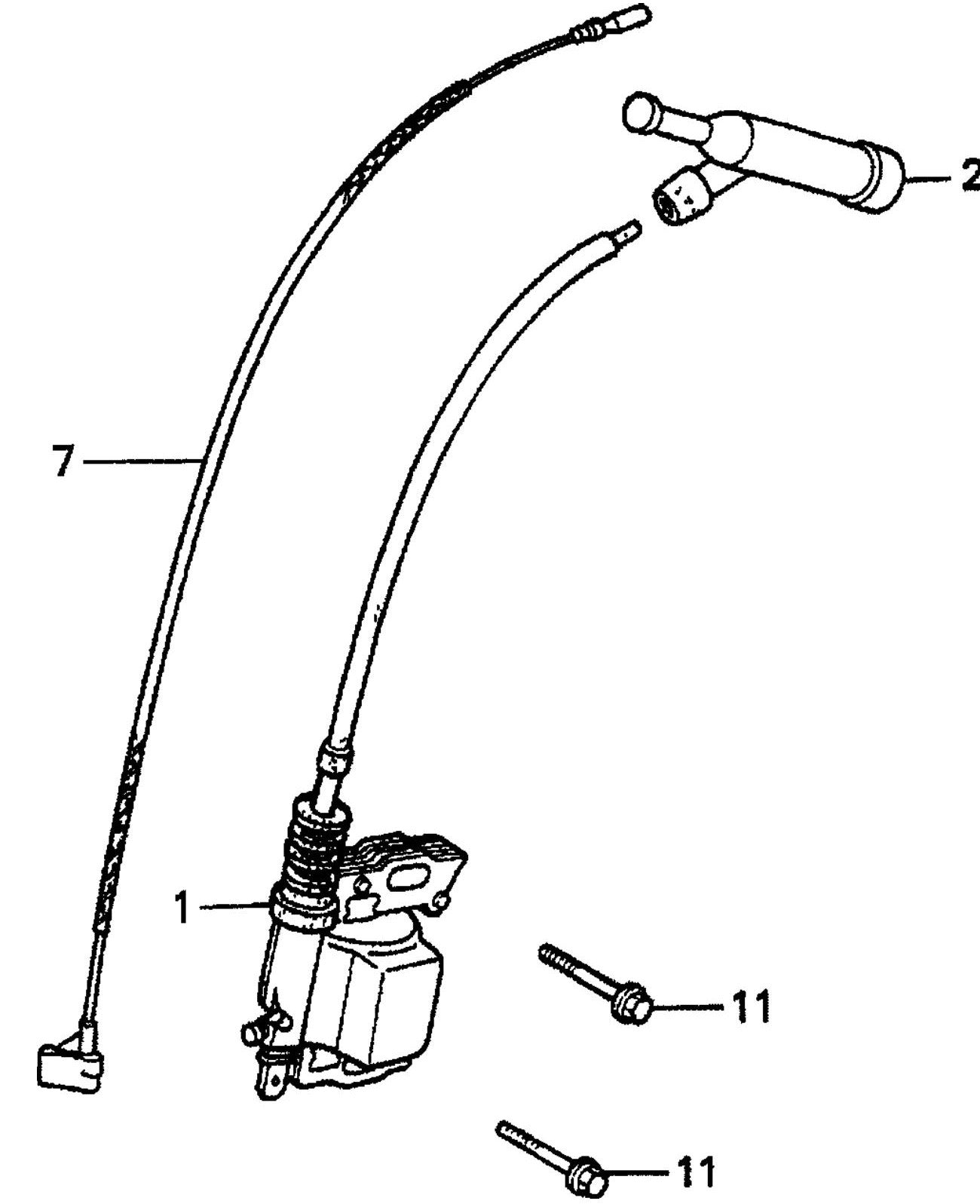 HONDA GX160K1TX2 Engine Ignition coil Assembly Parts For T20H/QP202TH By Multiquip