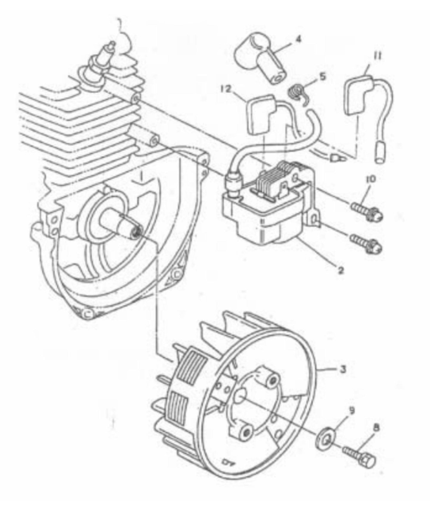 Ignition Parts For EZ Vibe Concrete Vibrator Motors By Wyco