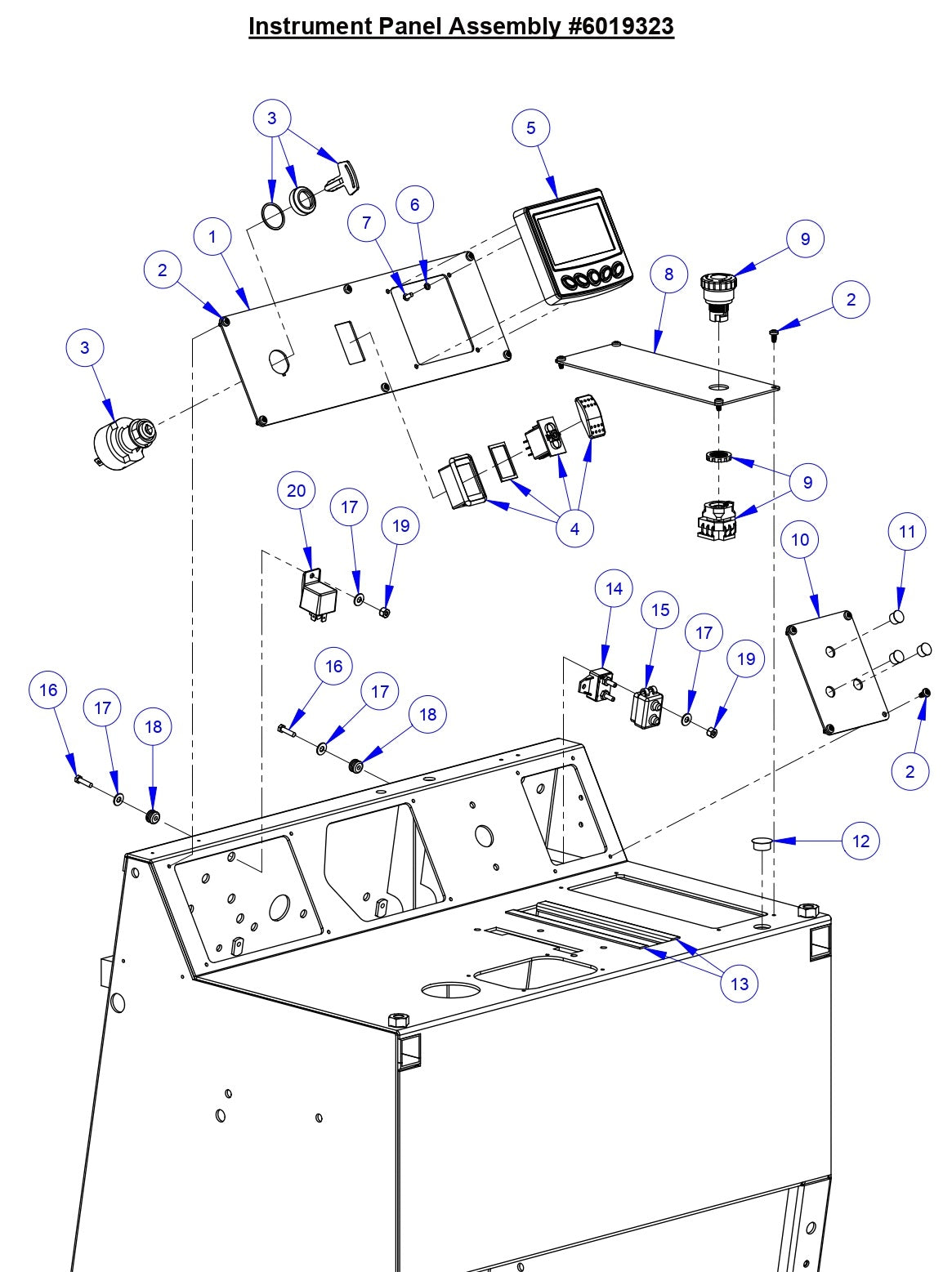 CC6561 Instrument Panel Assembly