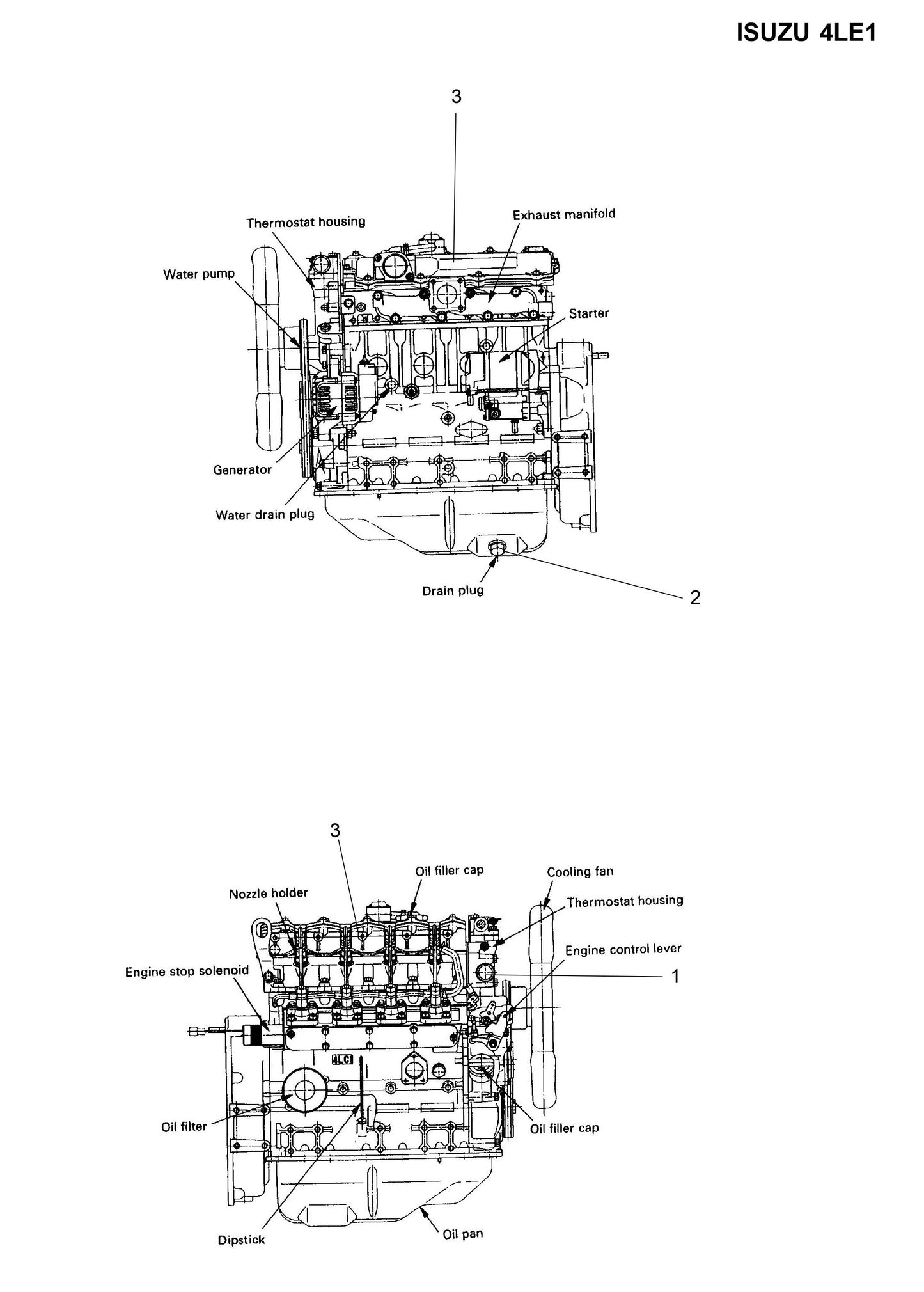 V-Series Maxi-Lite 15-20KW-Isuzu 4LE1 Parts By Allmand