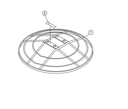 Guard Ring Assembly Parts for JA Series Trowels by Multiquip Whiteman