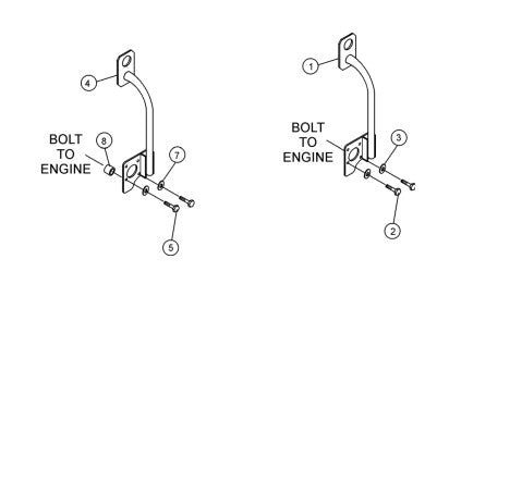 Lifting Bale Assembly Parts for JA-Series Trowels by Multiquip Whiteman