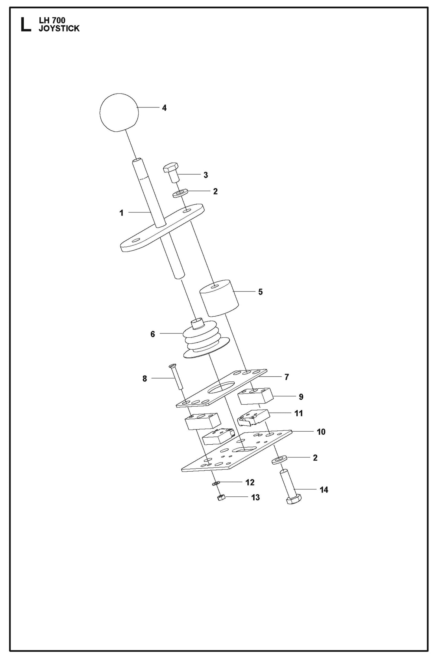 Joystick Parts For LH 700 By Husqvarna