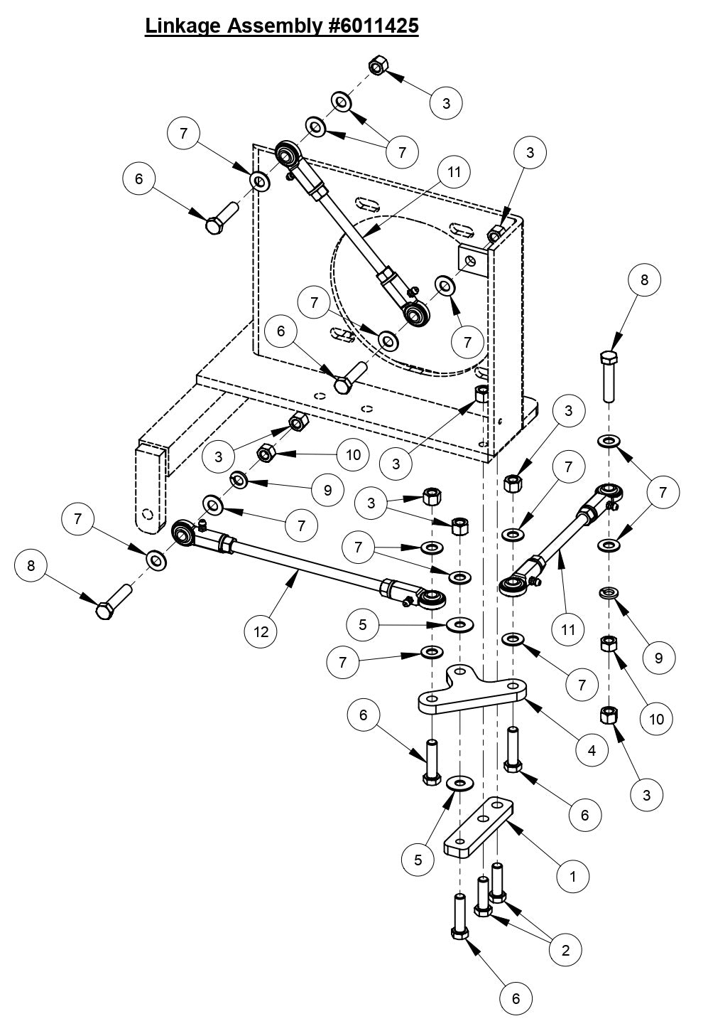 CC3500J Linkage Assembly