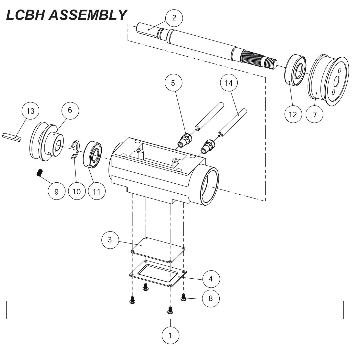 CC1000T LCBH Assembly