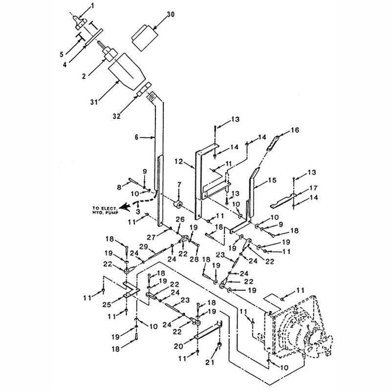 C65B Control And Levers Group Parts By Norton Clippers