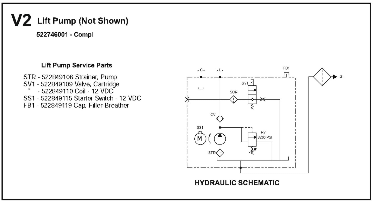 Lift Pump Parts for FS6600D By Husqvarna