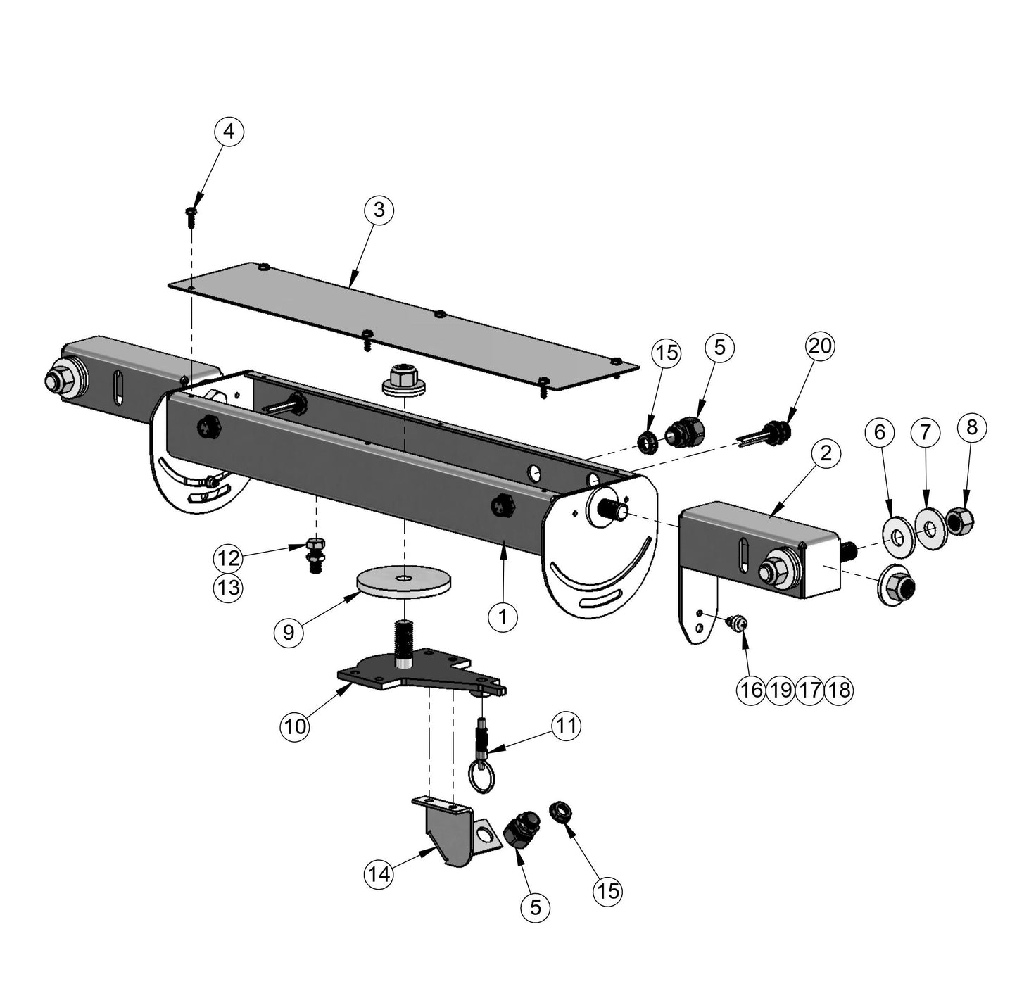 V-Series Maxi-Lite 15-20KW-Light Bar By Allmand