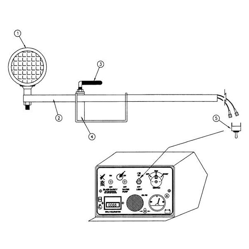 C-357 Night Light Assembly Parts By Norton Clippers
