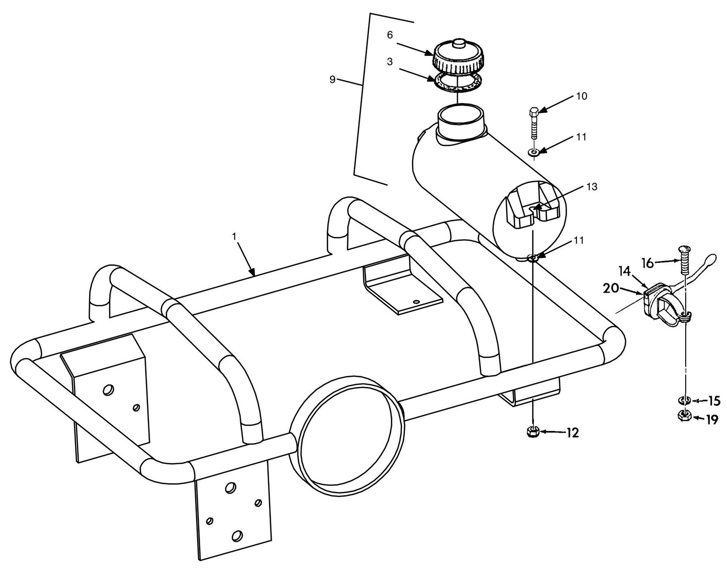 270 Lo- Profile Handle Parts By MBW