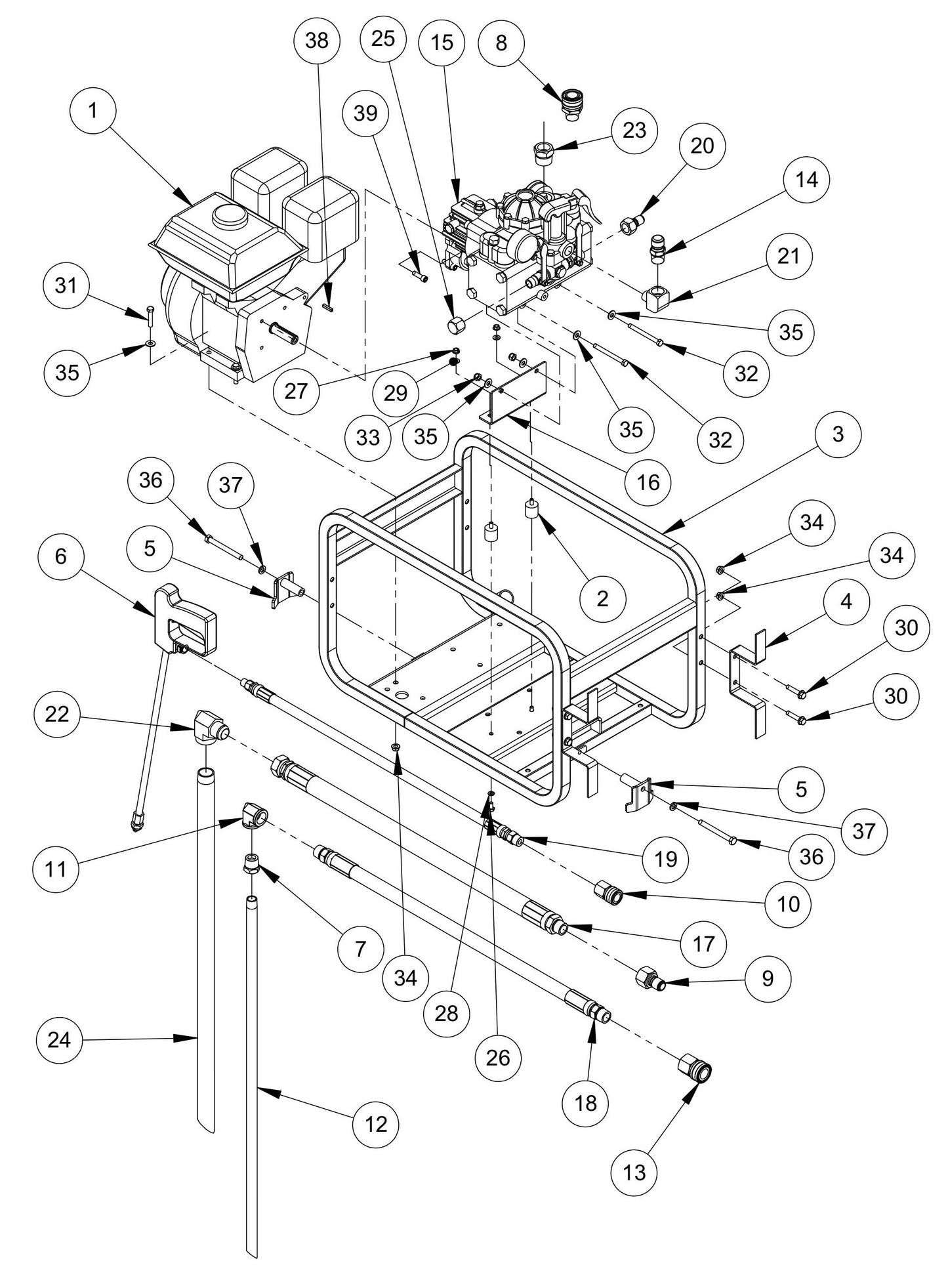 BMS95 Main Assembly Parts By MBW