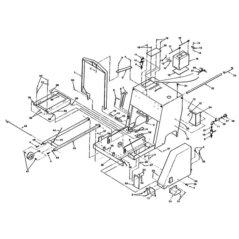 C65B Main Frame Group Parts By Norton Clippers