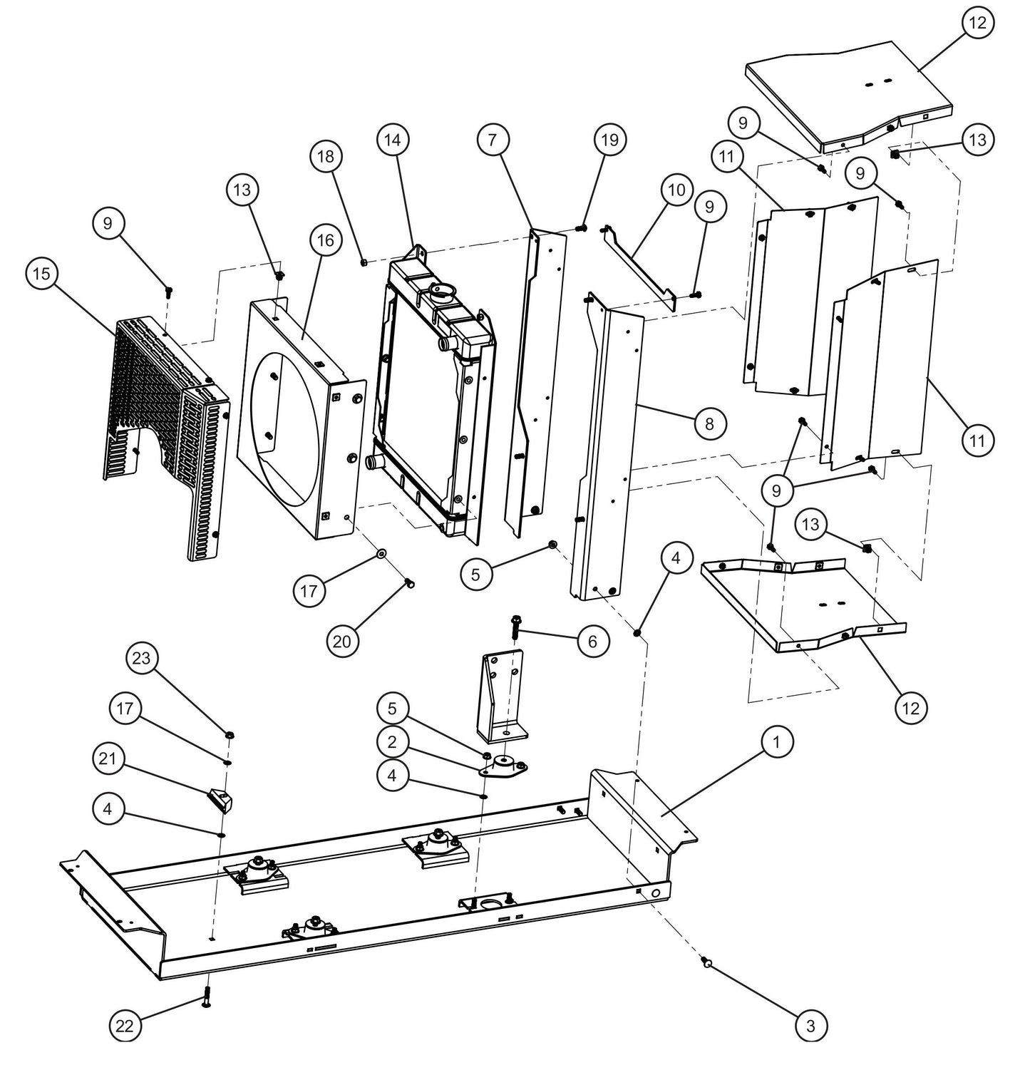 CAT C1.1 Engine Assembly Group (4 of 4) Parts for Maxi-Heat 1MBTU (36-000001 to 36-999999) by Allmand