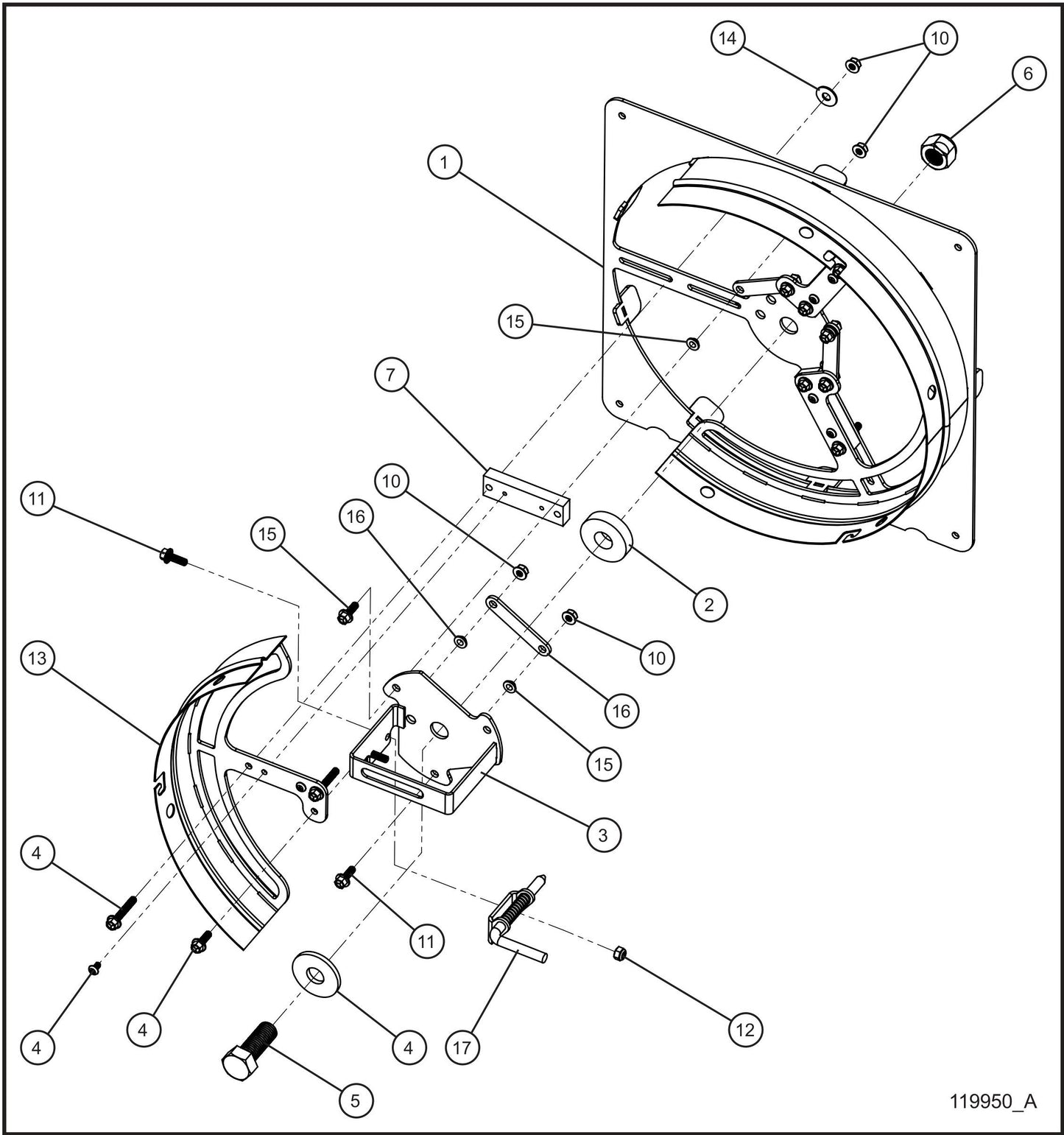 Adjustable Air Recirculation Connection Assembly Group Parts for Maxi-Heat 1MBTU (36-000001 to 36-999999) by Allmand