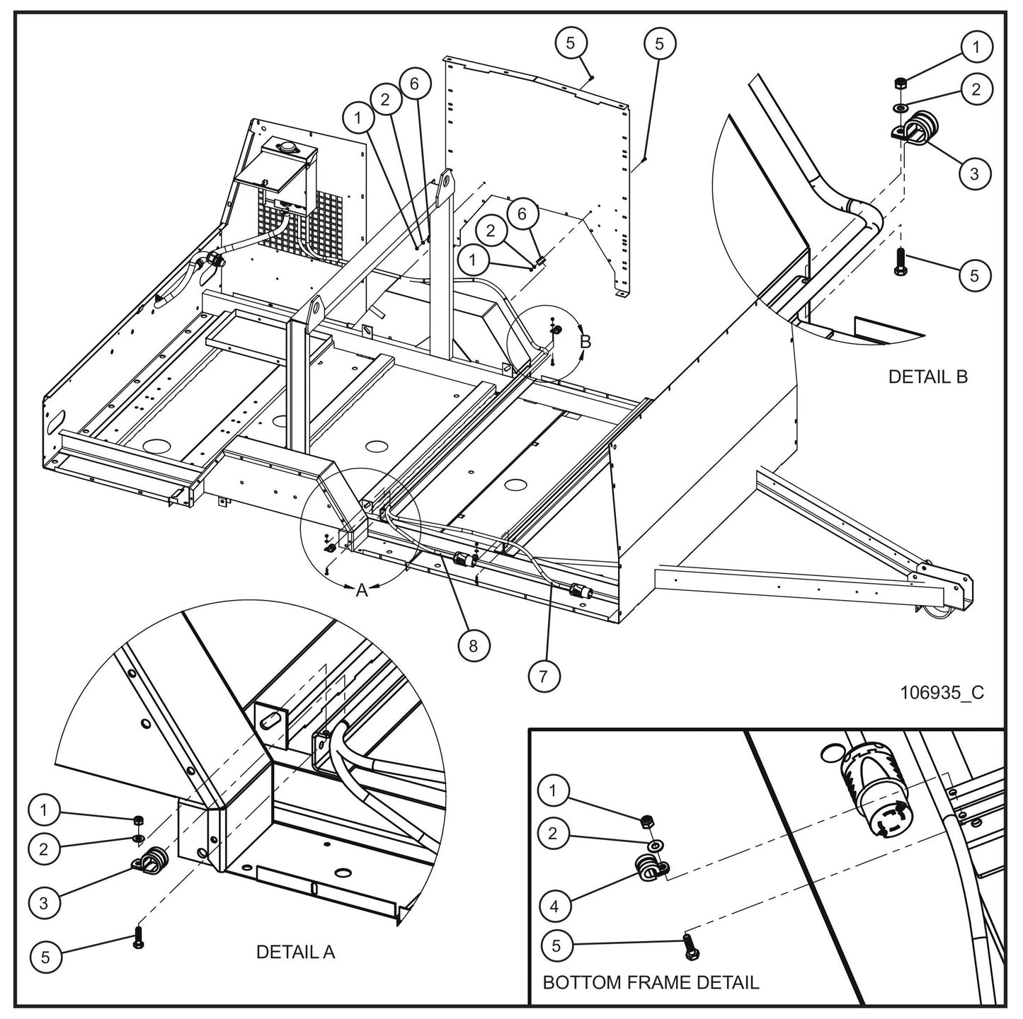 Outlet Box Group (3 of 3) Assembly Parts for MAXI-HEAT MH500iQ (14-000001 to 14-999999) by Allmand