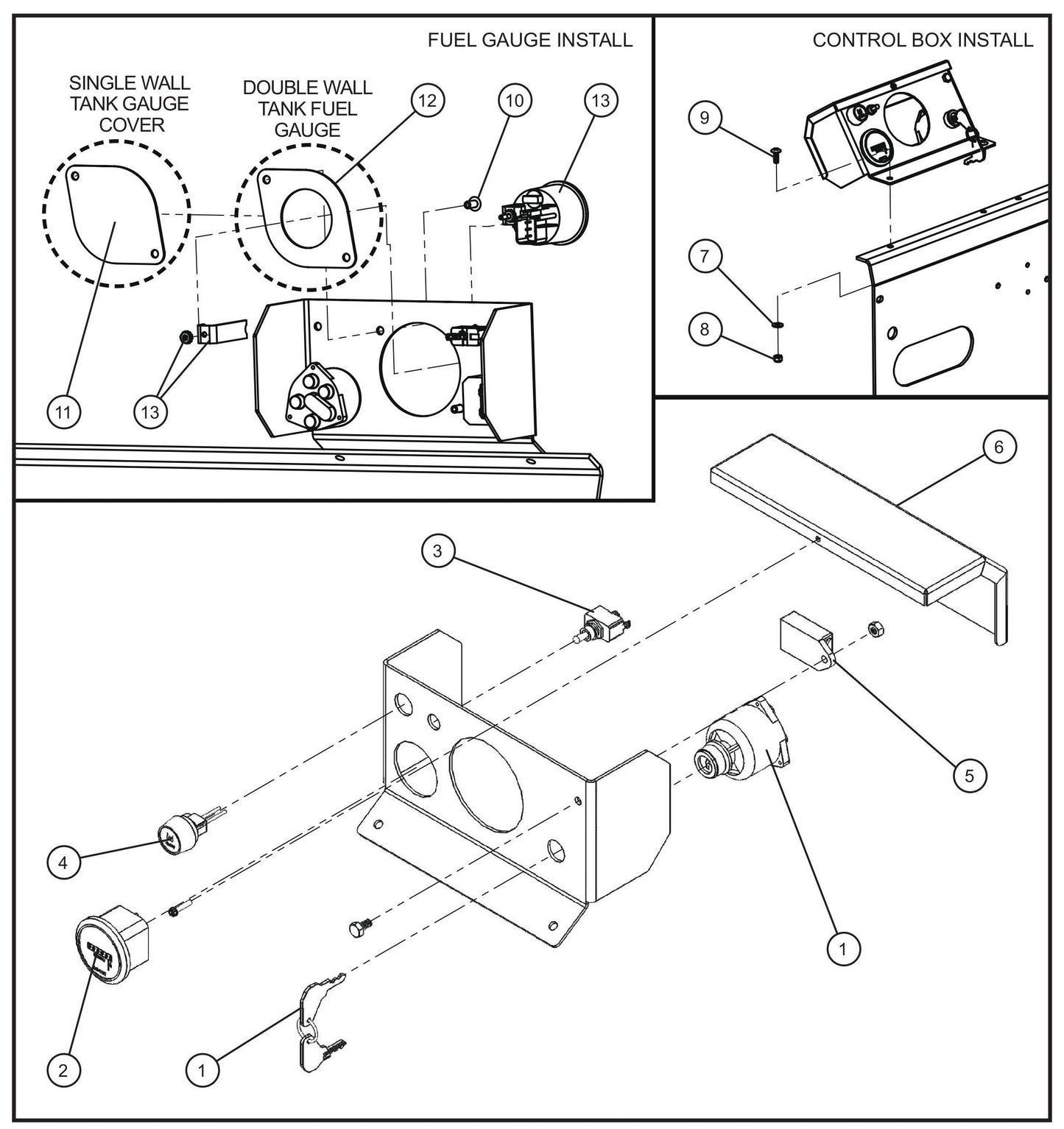 Isuzu Control Box Group Assembly Parts for MAXI-HEAT MH500iQ (14-000001 to 14-999999) by Allmand