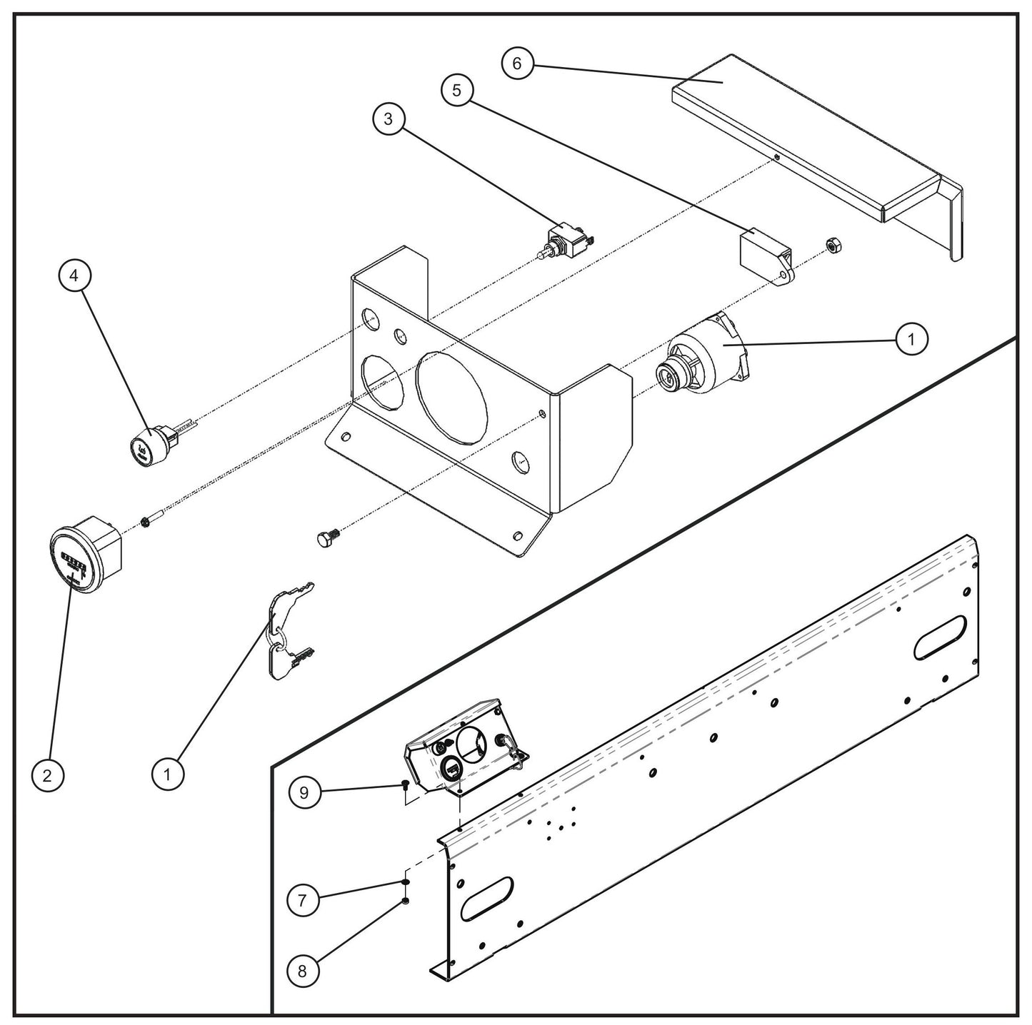 Isuzu Control Box Group (1 of 2) Assembly Parts for MAXI-HEAT MH500iQ (0001MH16 TO 9999MH16) by allmand