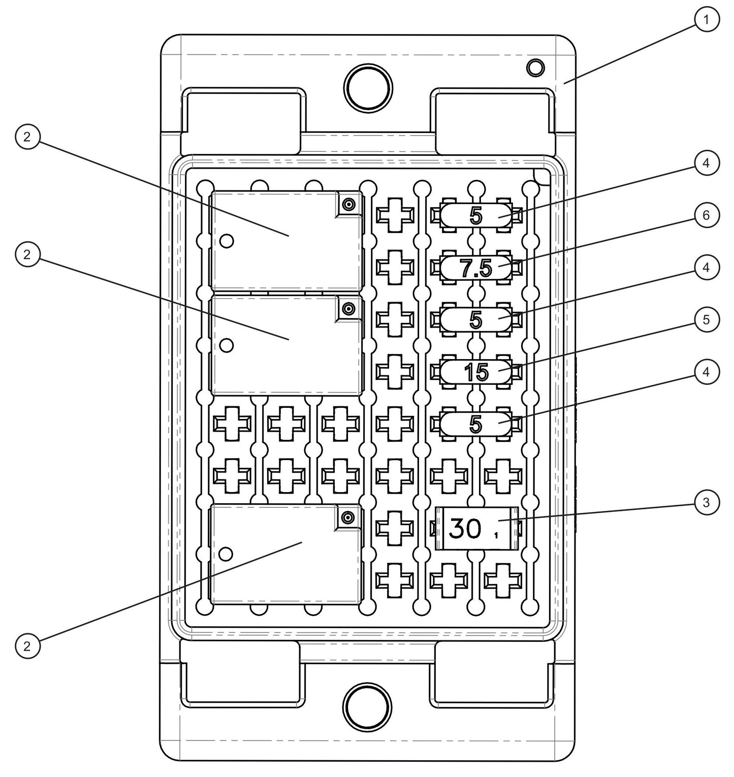 Deep Sea Harness Control Panel Chief PDM Box Assembly Parts for Maxi-Power 8XR Mobile Generator Parts By Allmand