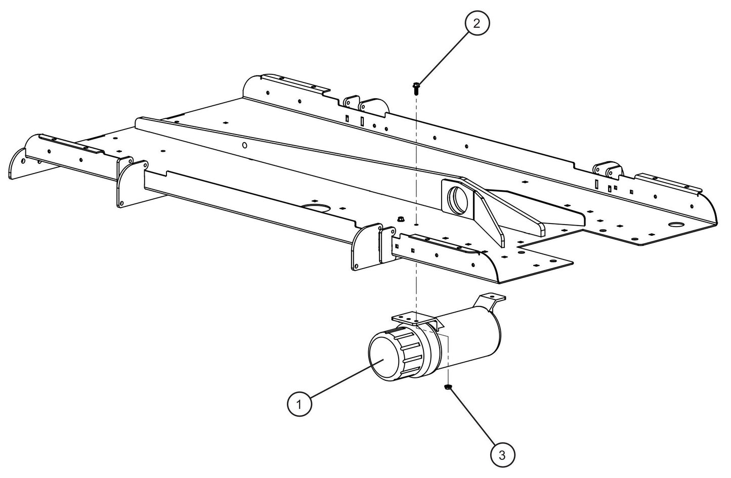 Manual Canister Assembly Parts for MAXI-POWER 15XR (MP15XR) (44-000001 TO 44-999999) by Allmand