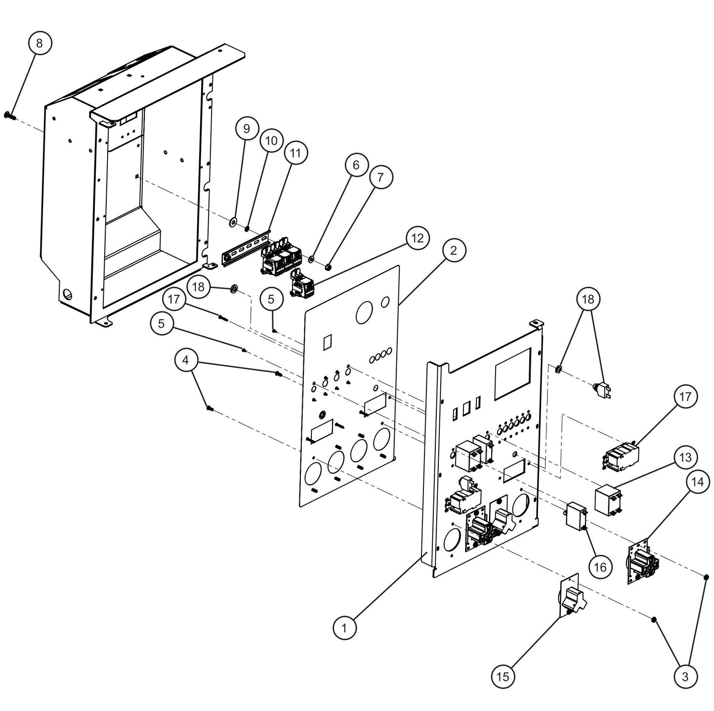 2-30A RV 2-50A RV NEMA Outlet Package Assembly Parts for MAXI-POWER 15XR (MP15XR) (44-000001 TO 44-999999) by Allmand