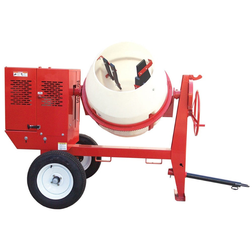 Poly Drum 6 Cubic Foot Concrete Mixer by Multiquip, Electric or Gas Powered, MC64PH8 / MC64PH5 / MC64PE
