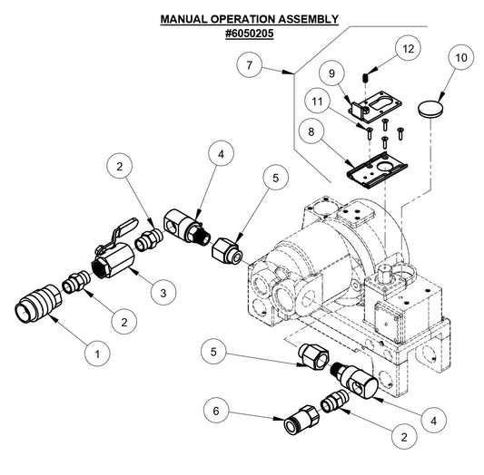 CC1600 Manual Opretion Assembly