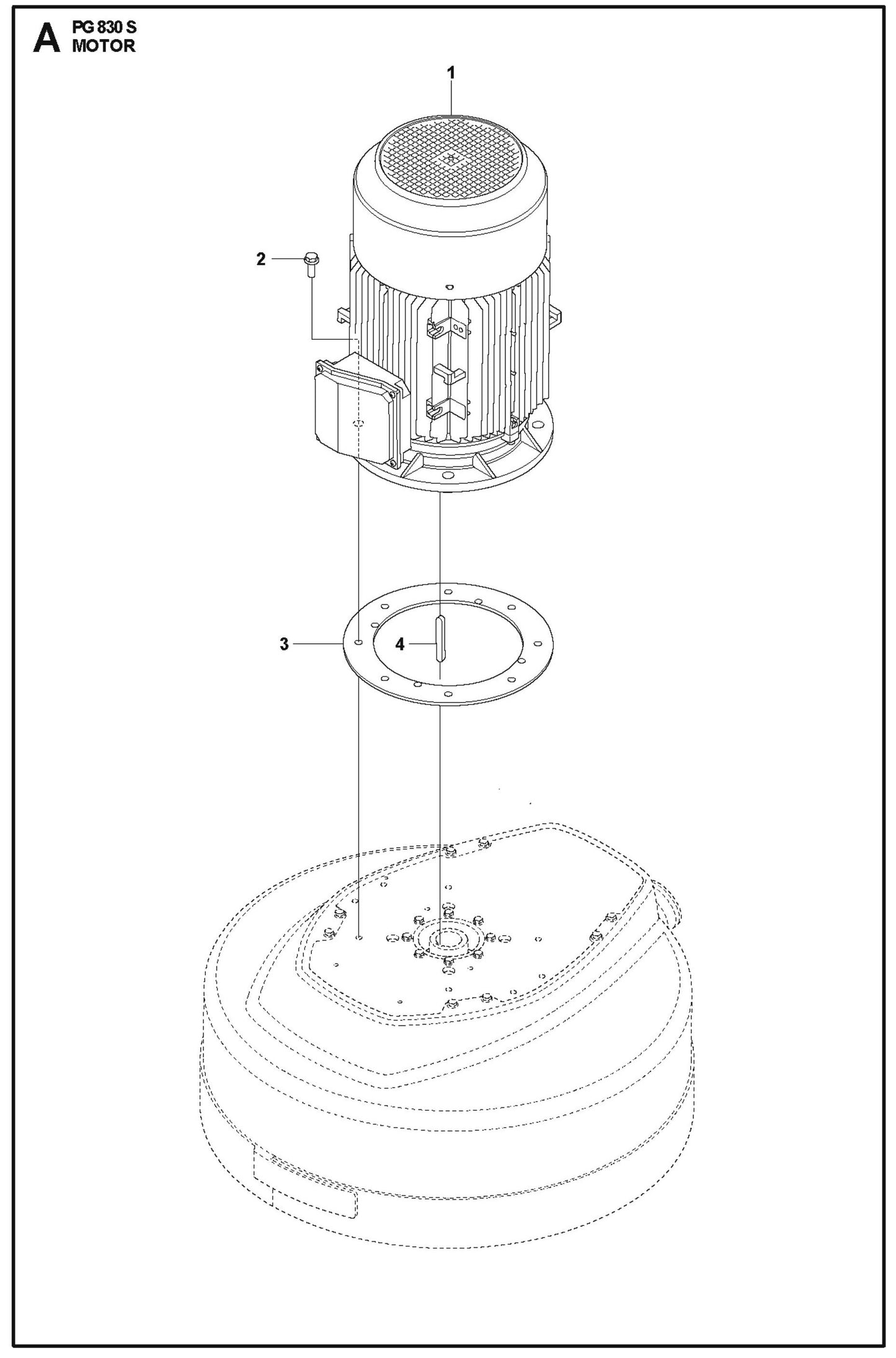 Motor Parts For PG 830 S By Husqvarna