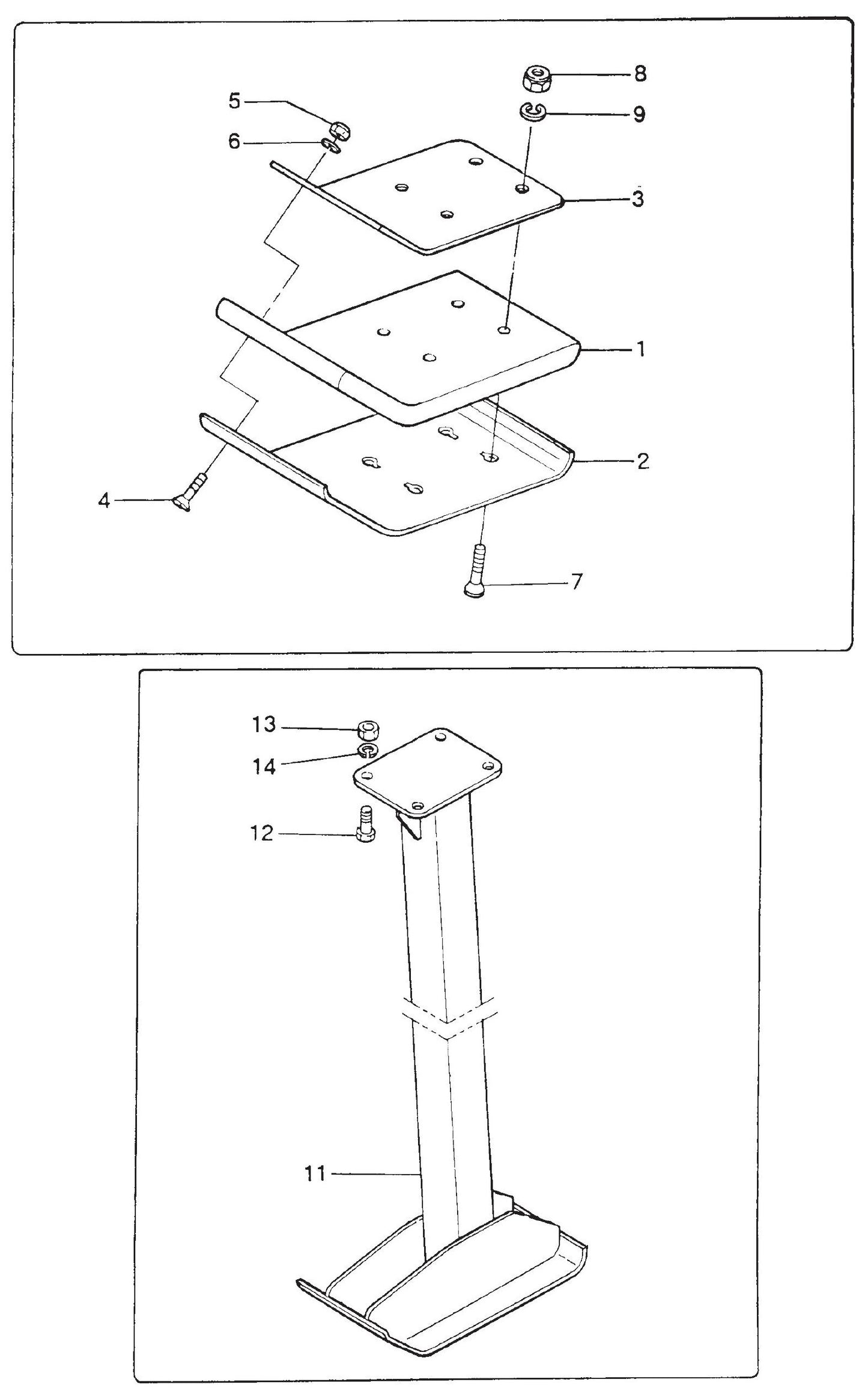 MTR 35HS Narrow Foot And Trench Shoe Assembly Parts