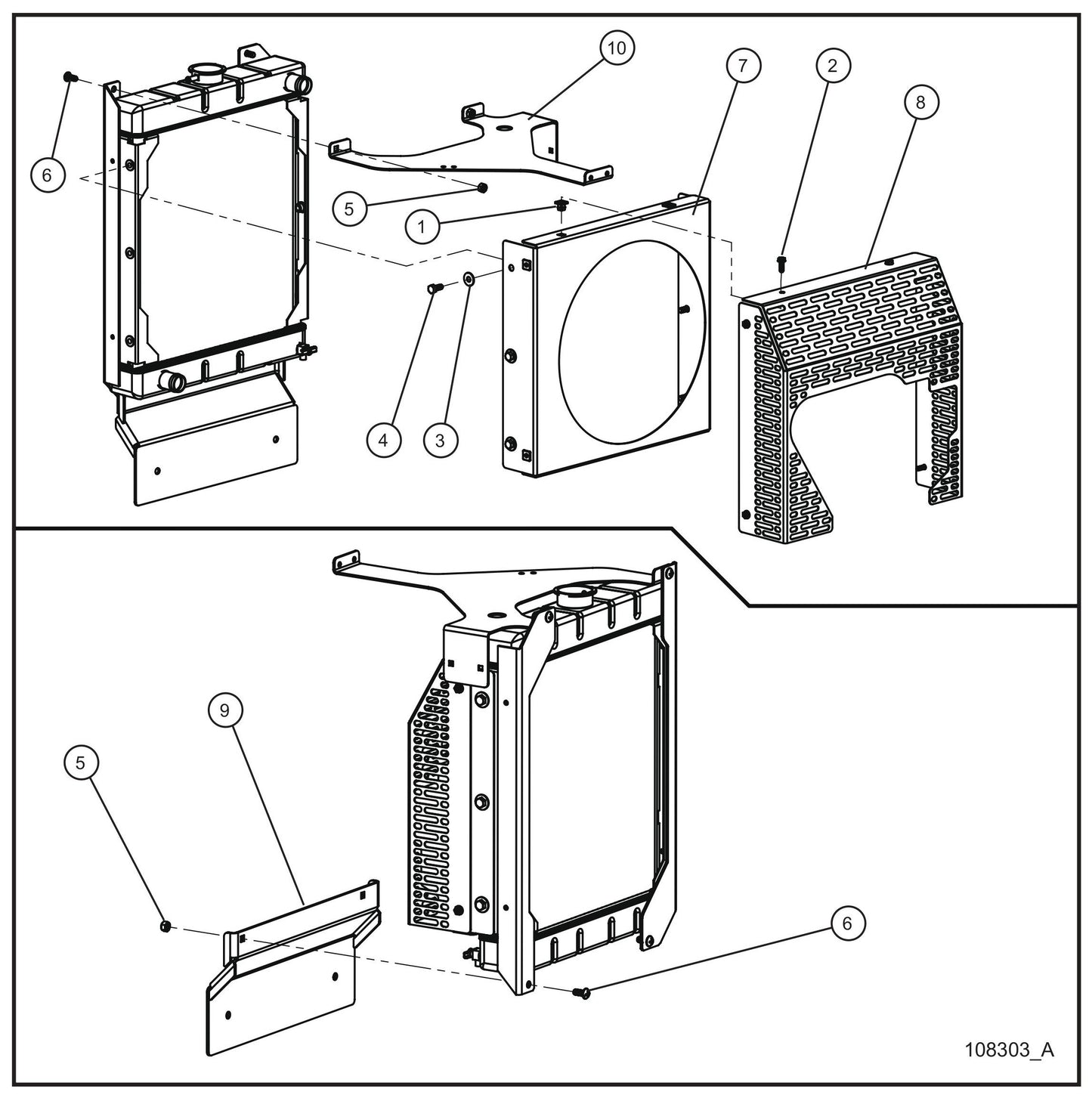 Mitsubishi Engine Assembly Group (3 of 5) Parts for Night Light NL5000 (0001NL500016 TO 9999NL500016) by Allmand