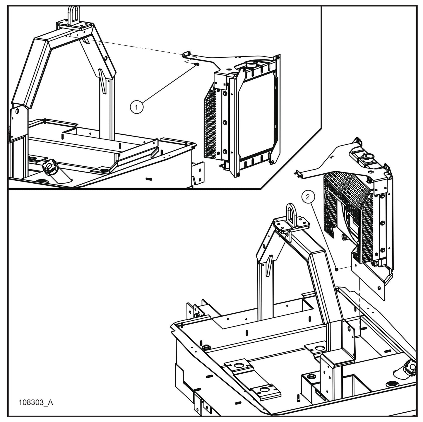 Mitsubishi Engine Assembly Group (4 of 5) Parts for Night Light NL5000 (0001NL500016 TO 9999NL500016) by Allmand
