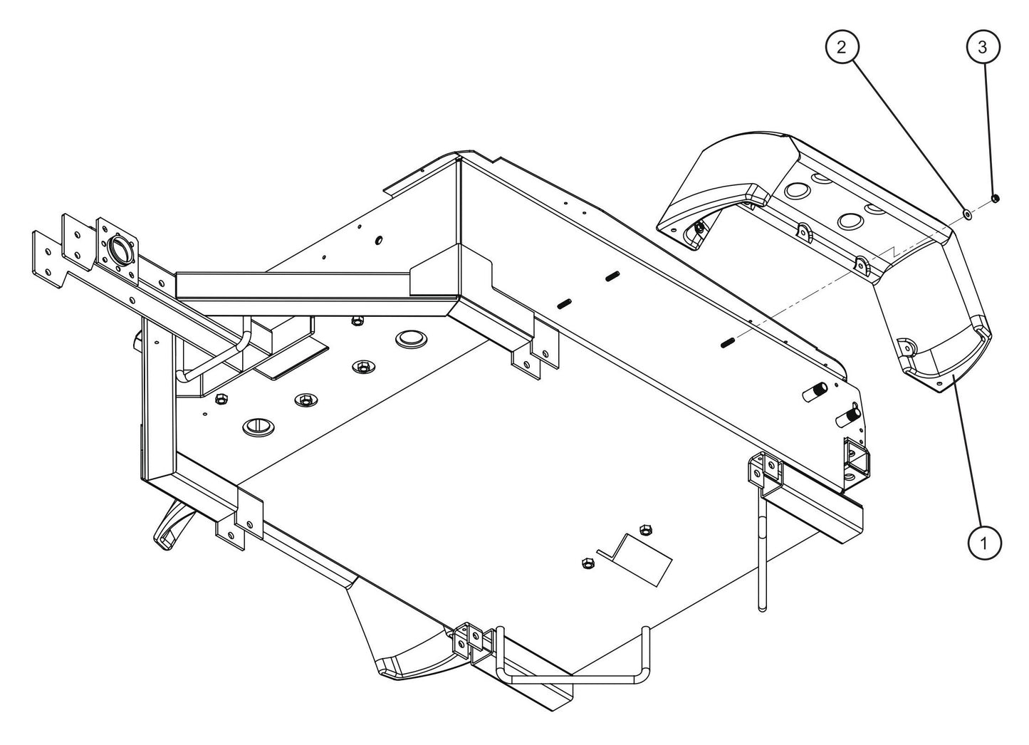 Fenders Assembly Parts for Night Light NL5000 (0001NL500016 TO 9999NL500016) by Allmand