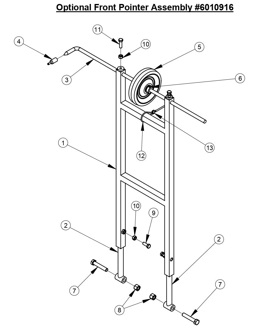 CC6160D Optional Front Pointer Assembly