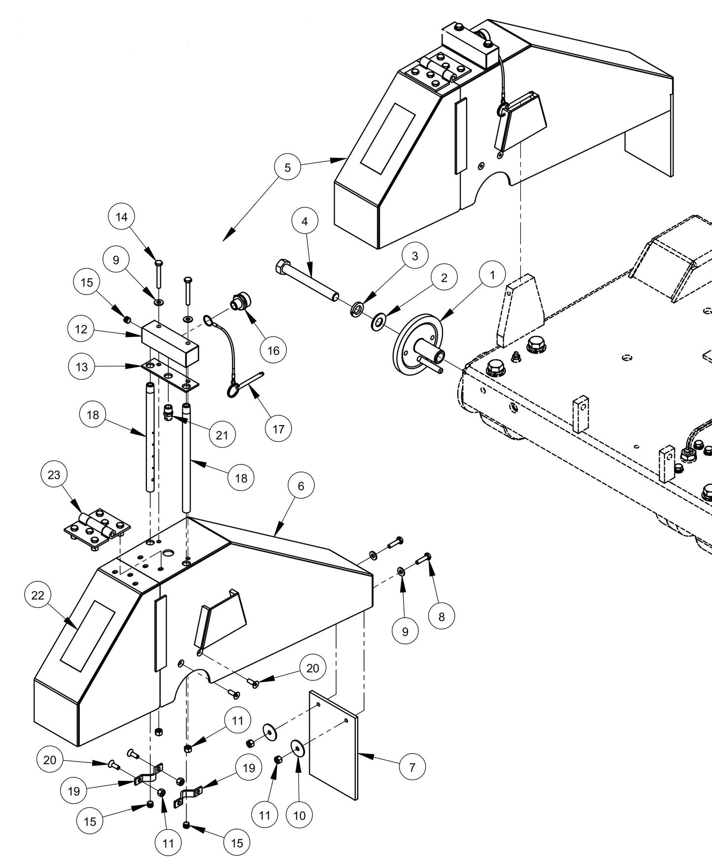 CC3500J Optional Blade Stacking Assembly Parts