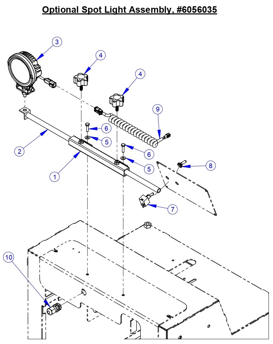 CC5555GK Spot Light Assembly