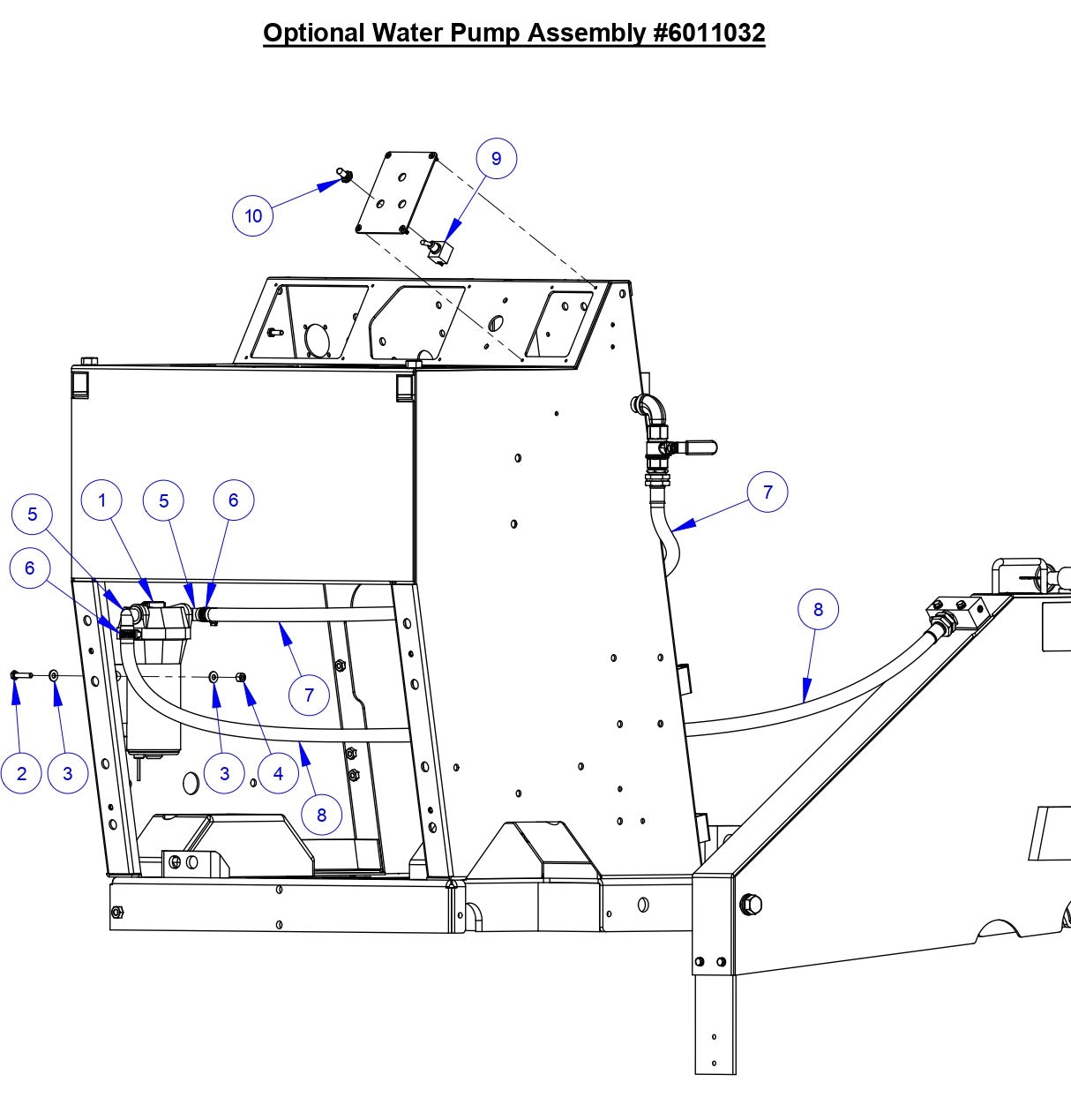 CC3500J Water Pump Assembly