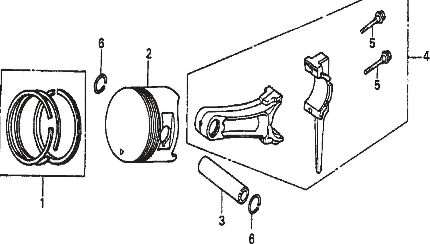 Honda GX390K1QWT2 Engine piston Assembly Parts For SP2 CE13H20 SCE13H20 SCE20H20 By Multiquip