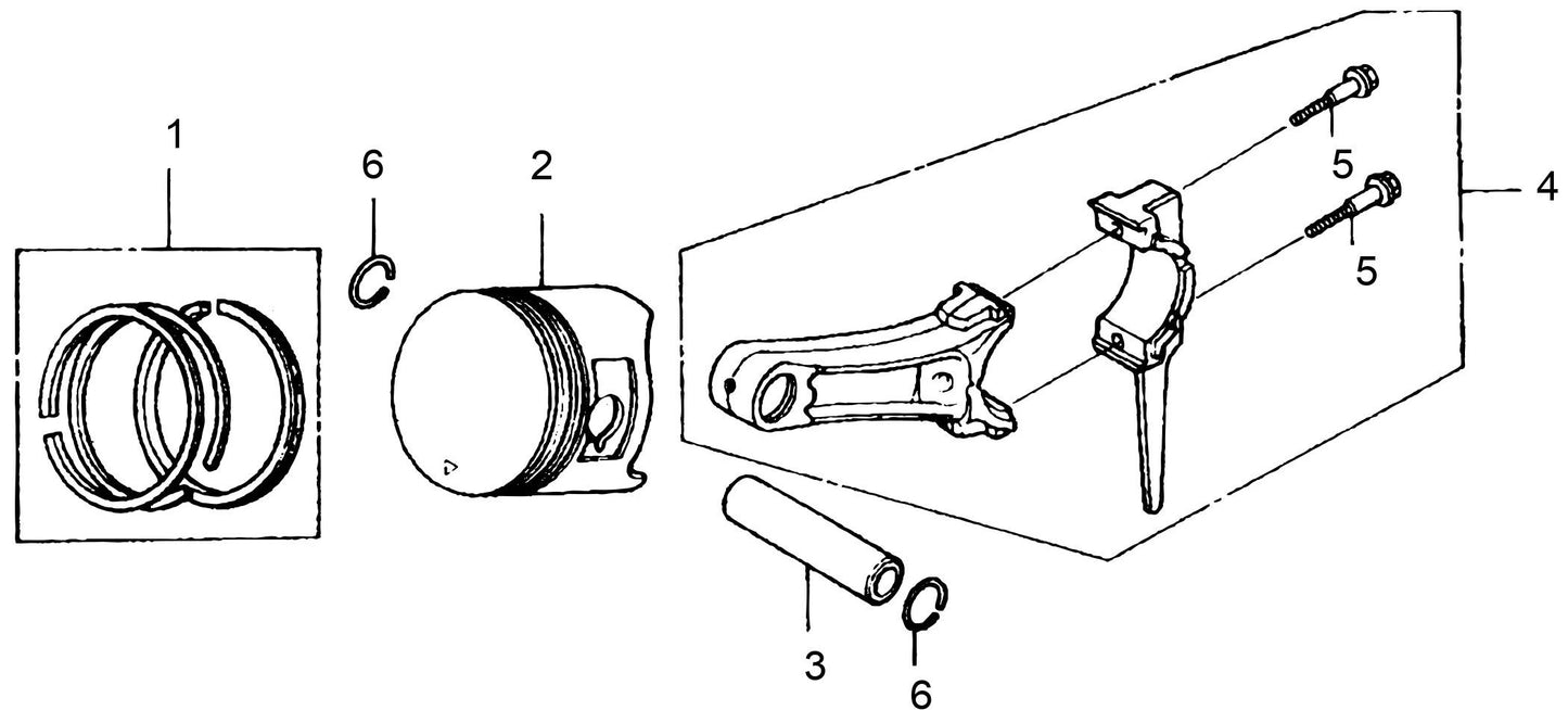 MVH308GH Honda GX270UT2SMXC/SCM Piston Assembly Parts