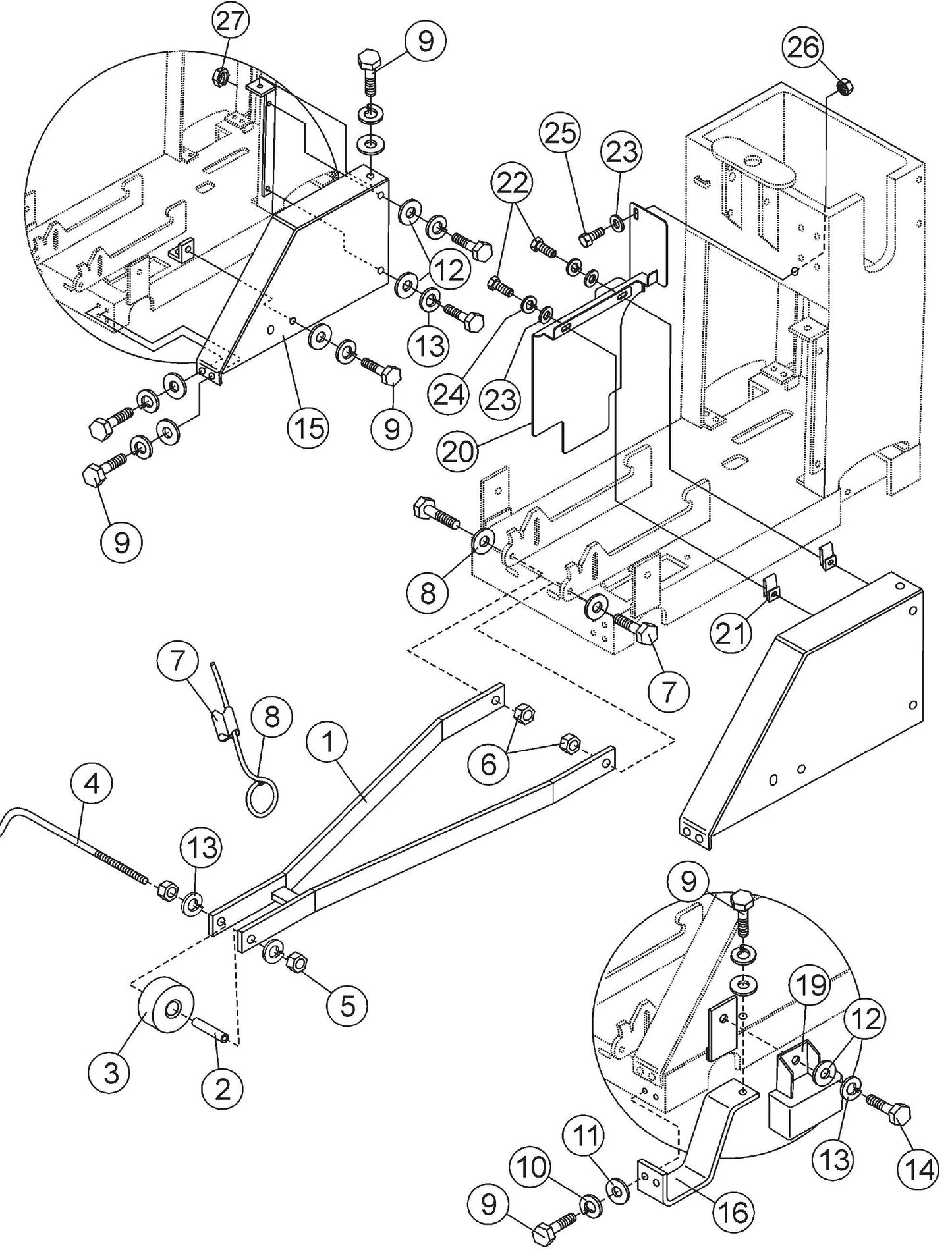 Pointers And Covers Assembly Parts For SP2 13H20A SP2 S20H20A By Multiquip