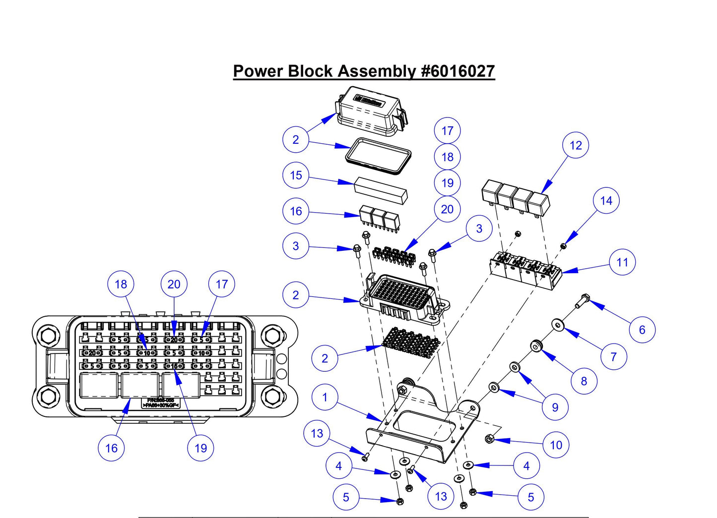 CC9074DK Power Block Assembly