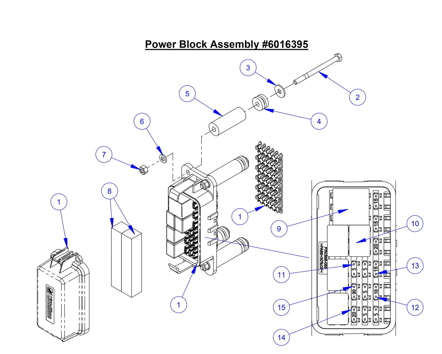 CC8574DD Power Block Assembly