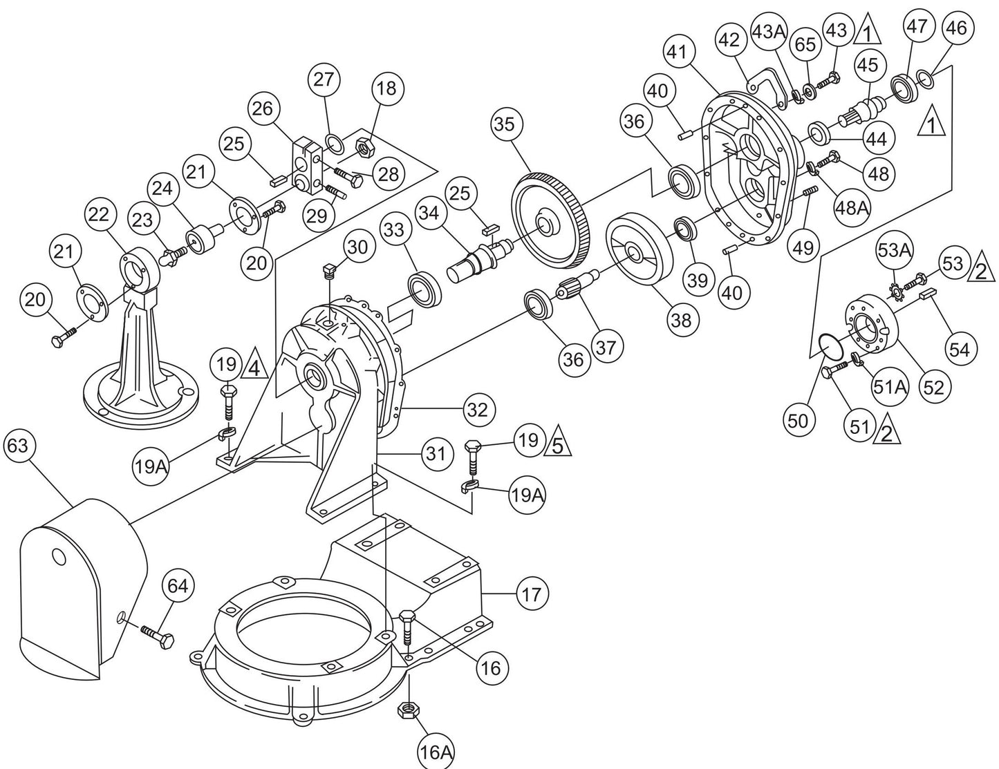 MQ MQD206H Pupm Assembly Parts By Multiquip