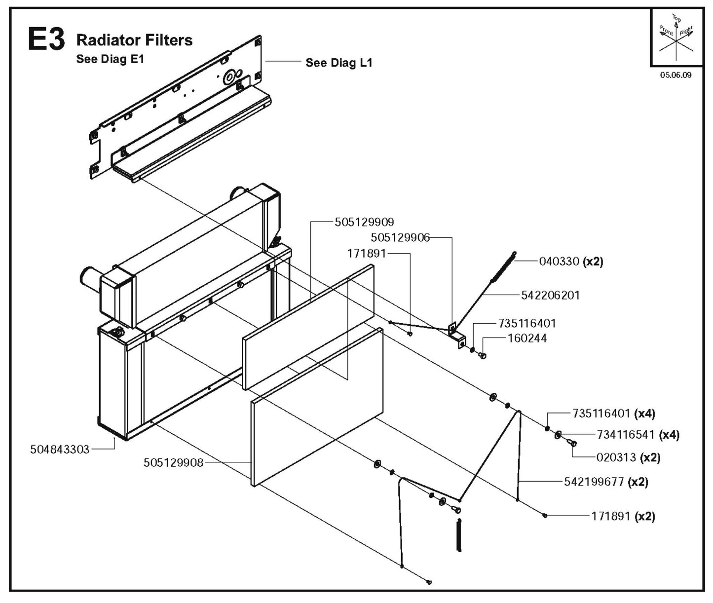 Radiator Filters Parts For FS6600D By Husqvarna