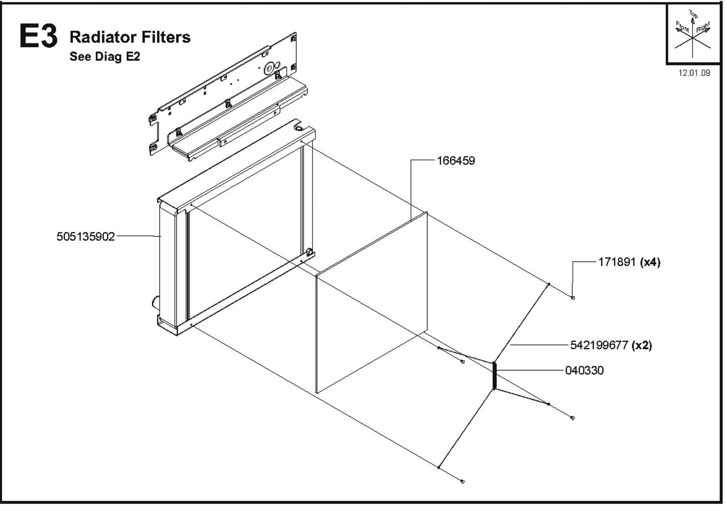 Radiator Parts for FS6800 D By Husqvarna
