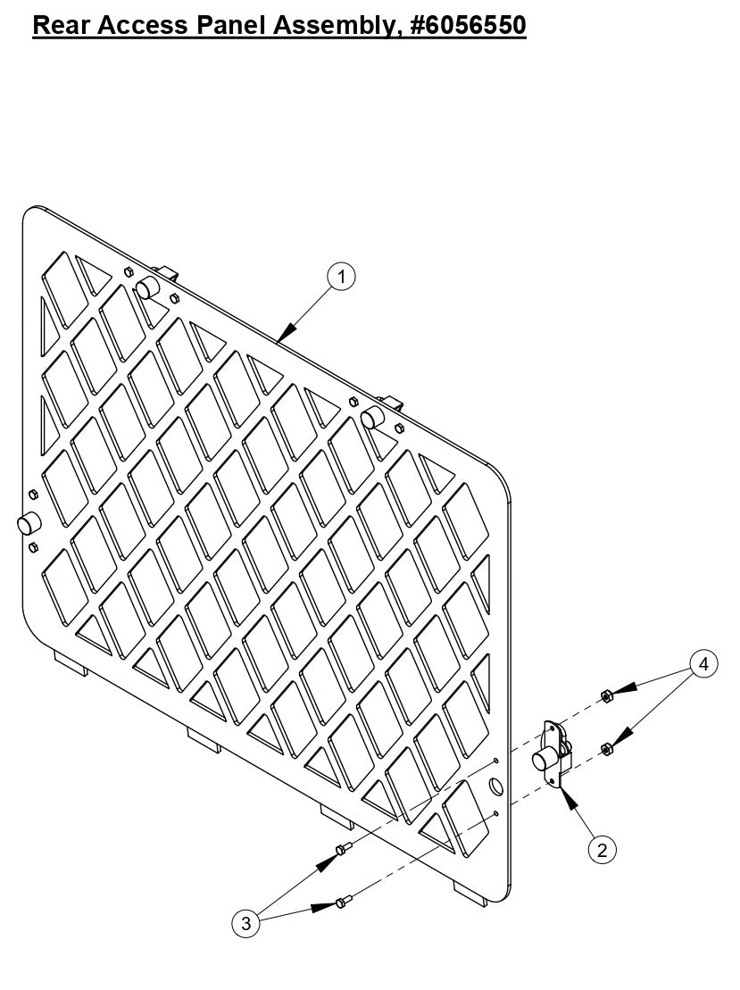 CC5555GK Rear Access Panel Assembly