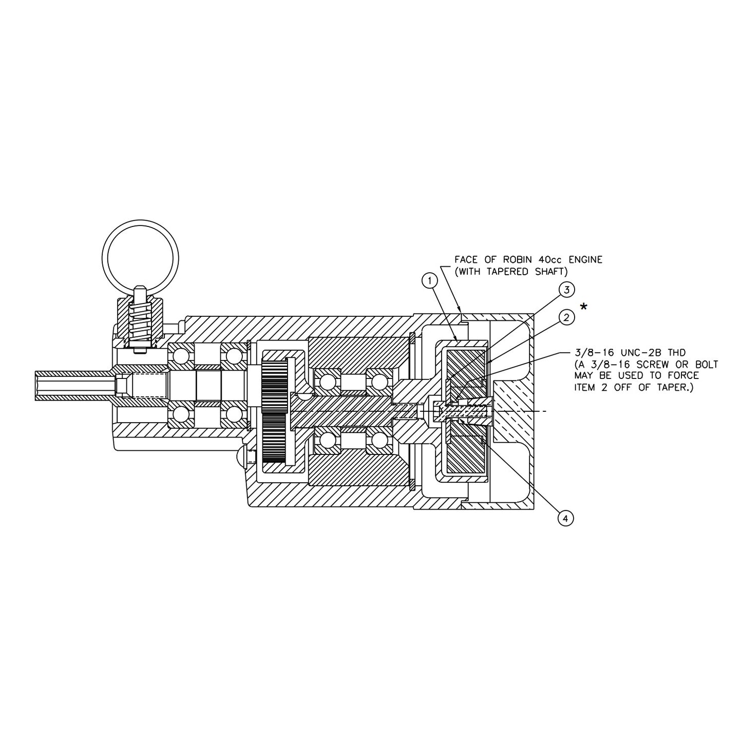 Replacement Clutch Kit Parts For WYC-402BP Backpack Vibrator Motor By Husqvarna